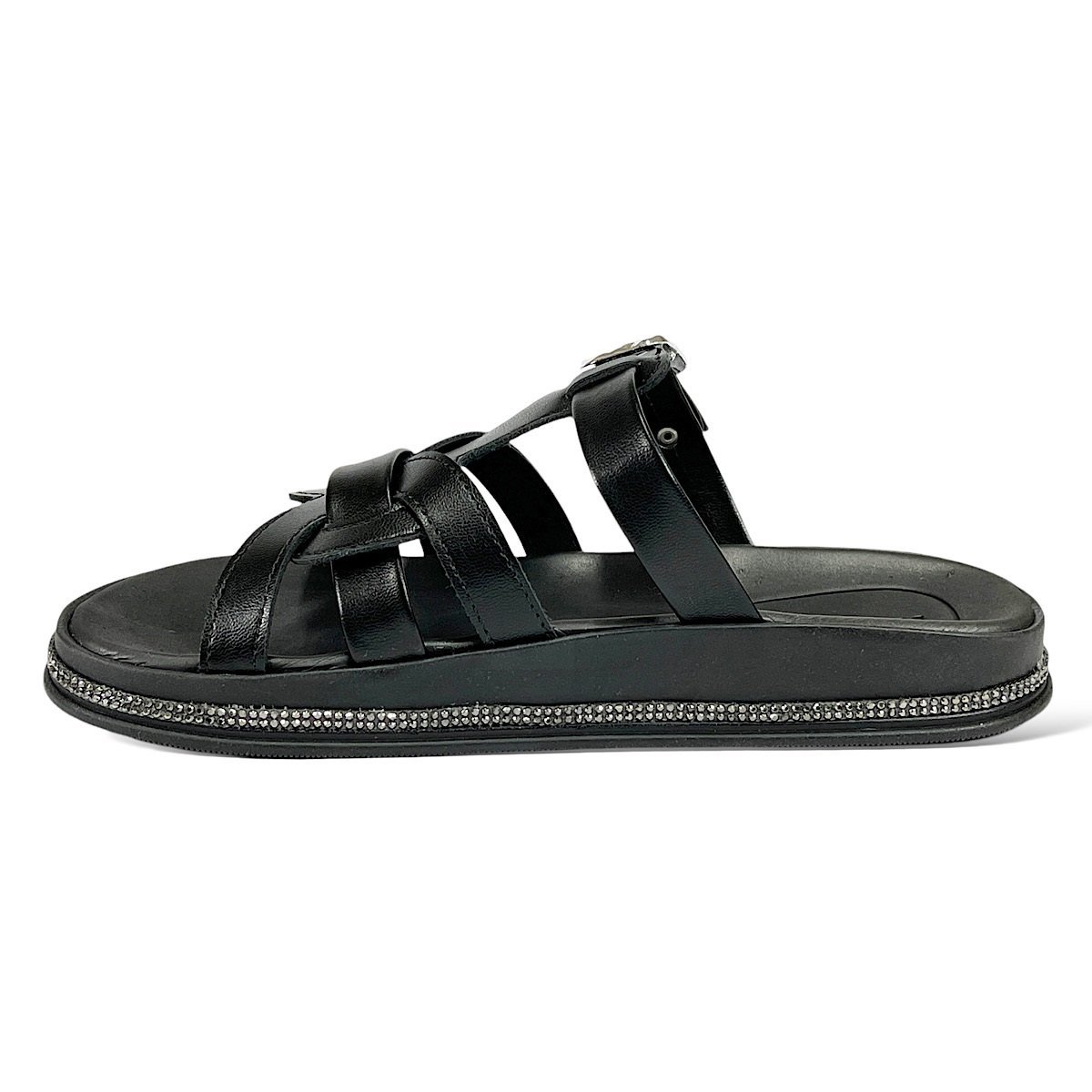 Tamanco Moleca Papete Feminina 5509.202 Preto Preto 3