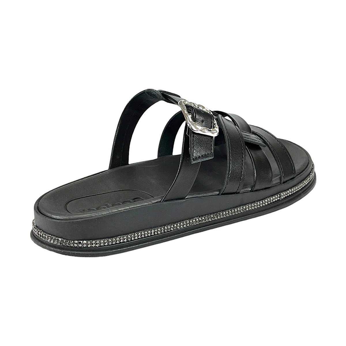 Tamanco Moleca Papete Feminina 5509.202 Preto Preto 5