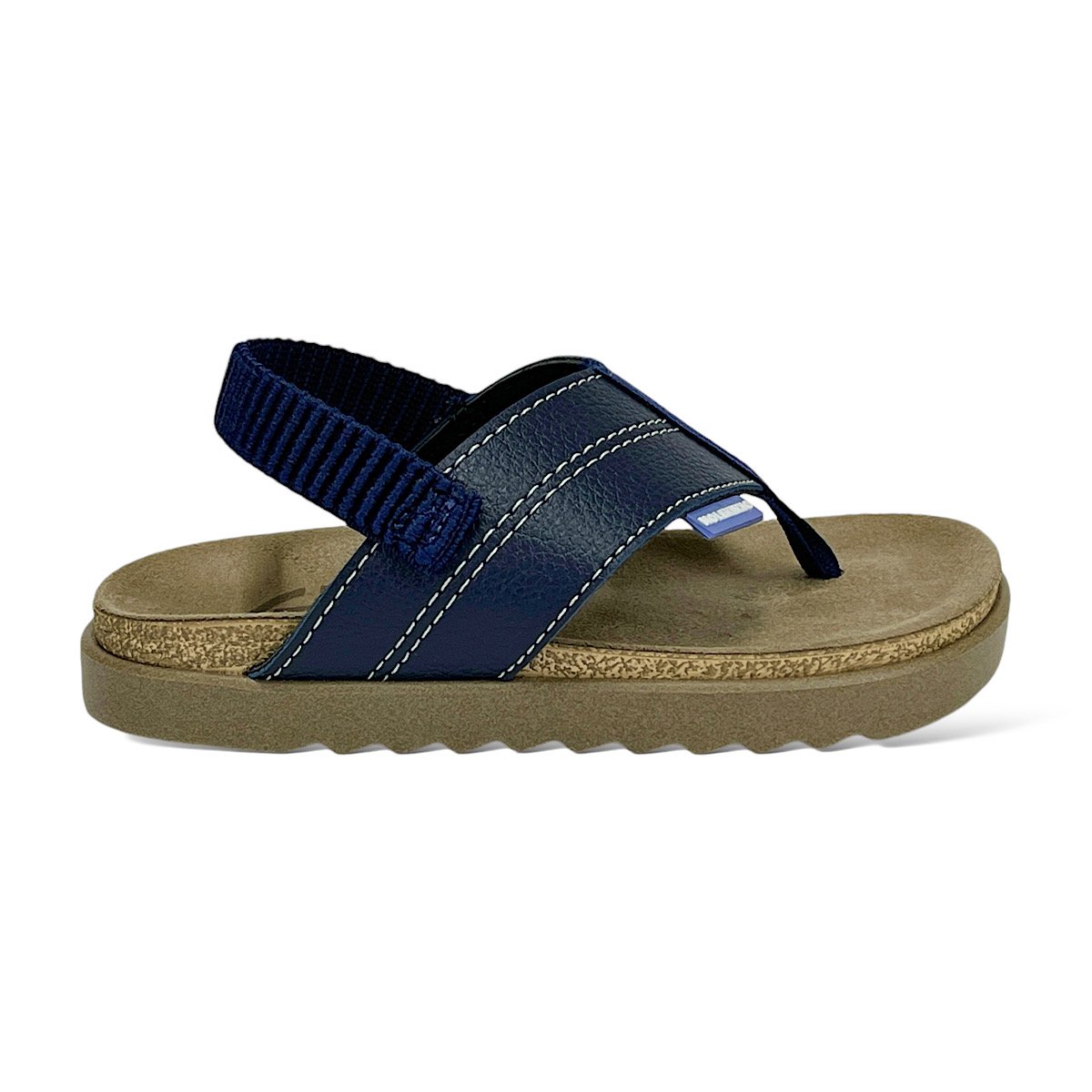 Chinelo Molekinho Infantil Com Elástico 2636.101 Marinho Azul 2