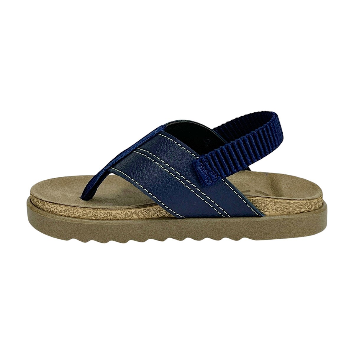 Chinelo Molekinho Infantil Com Elástico 2636.101 Marinho Azul 3