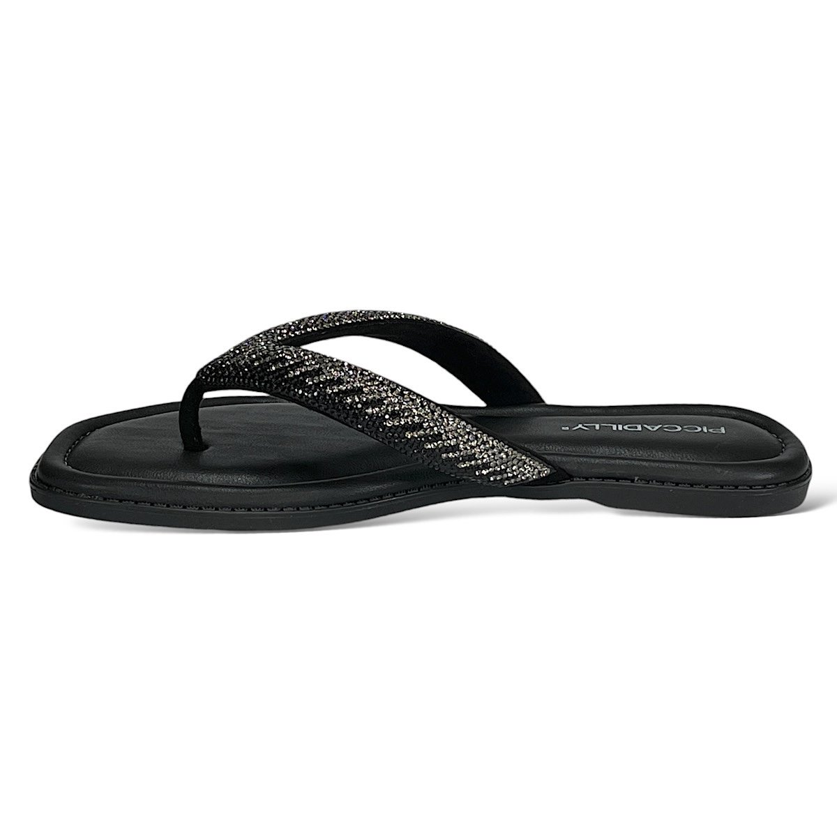 Chinelo Piccadilly Gai Rasteira 508039 Preto Preto 3