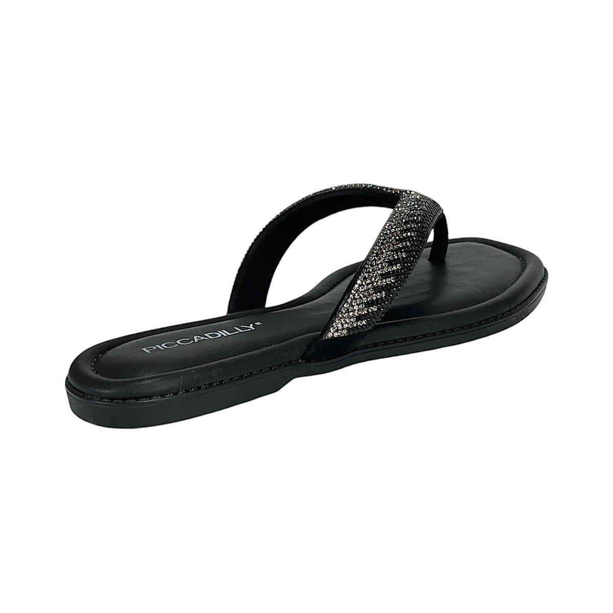 Chinelo Piccadilly Gai Rasteira 508039 Preto Preto 5