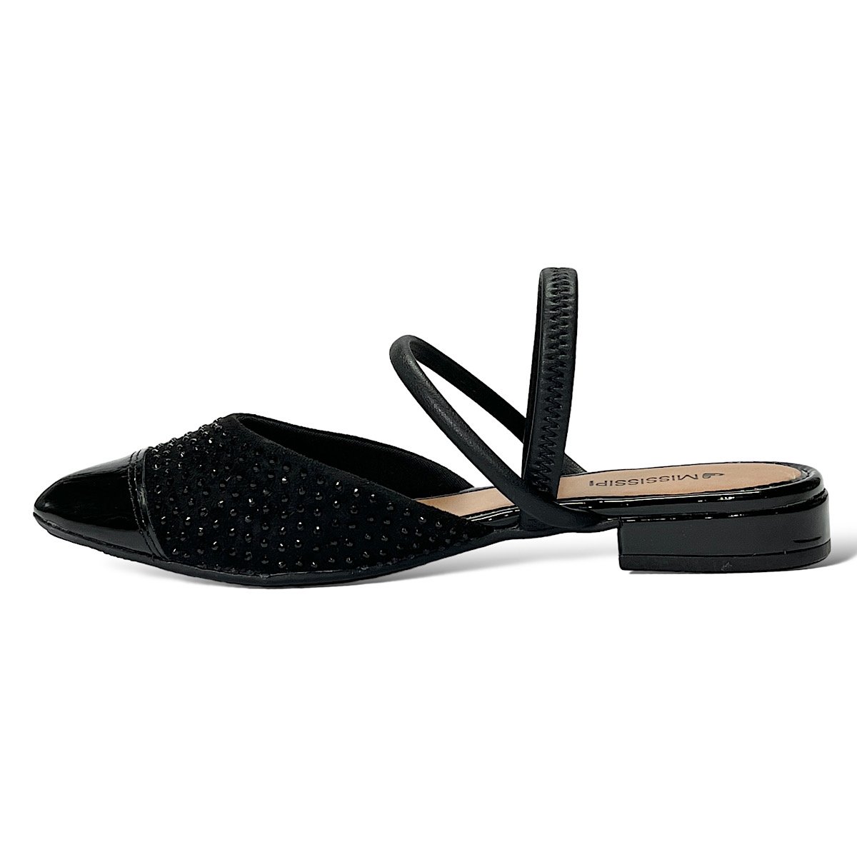 Mule Mississipi Slingback Mandang MB554 Preto Preto 3