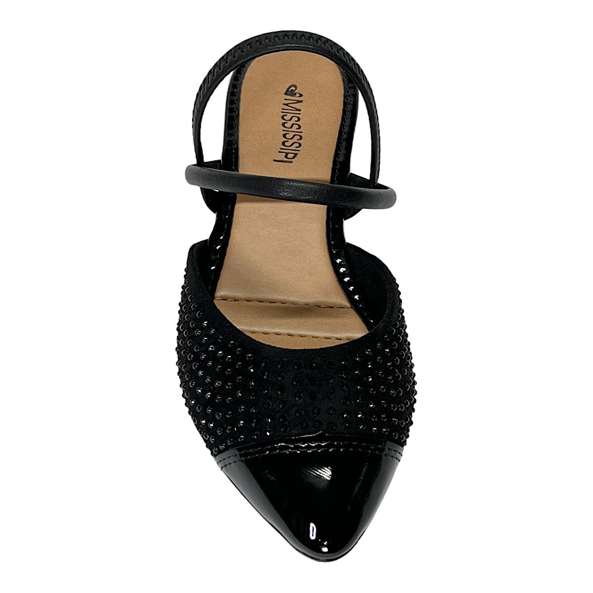 Mule Mississipi Slingback Mandang MB554 Preto Preto 4