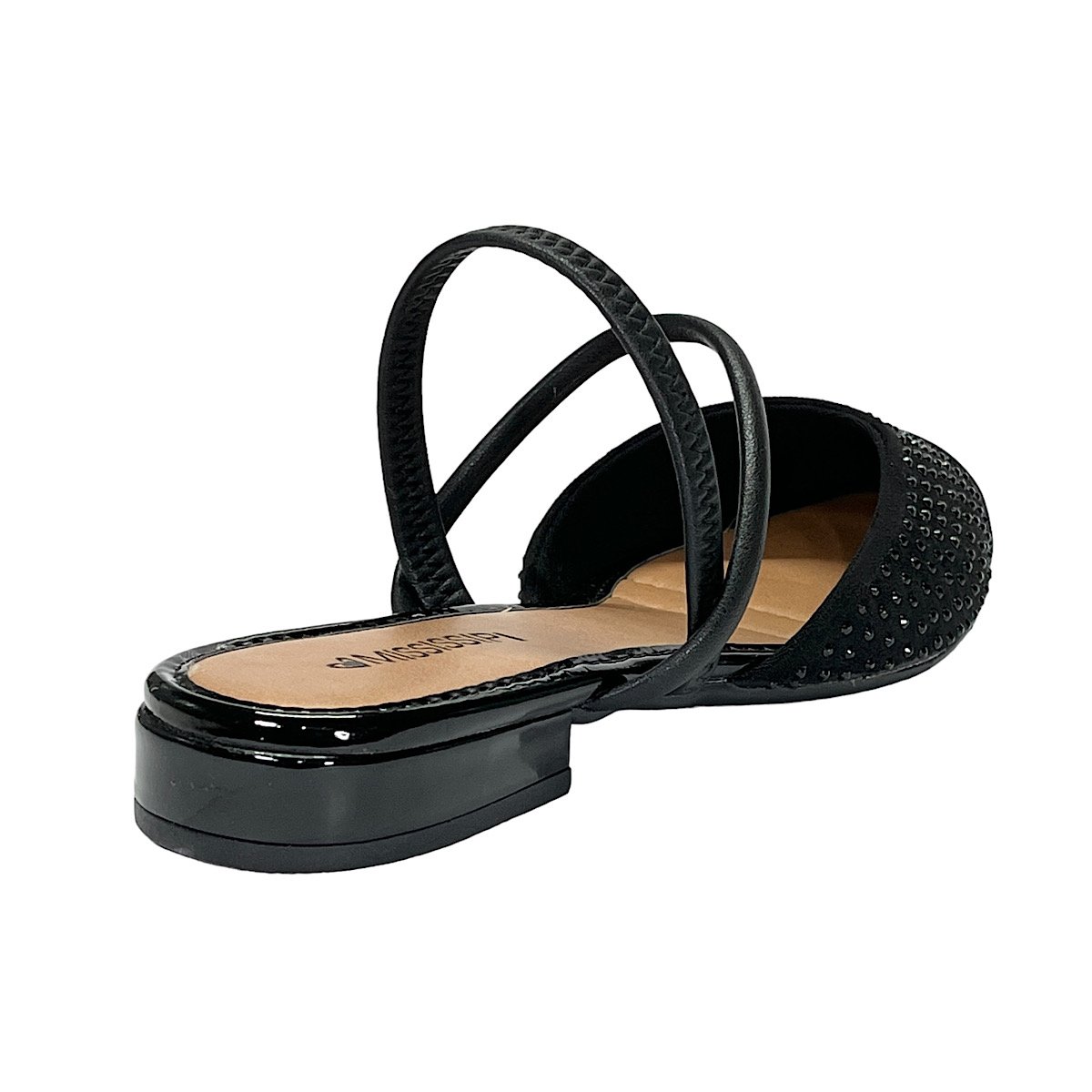 Mule Mississipi Slingback Mandang MB554 Preto Preto 5