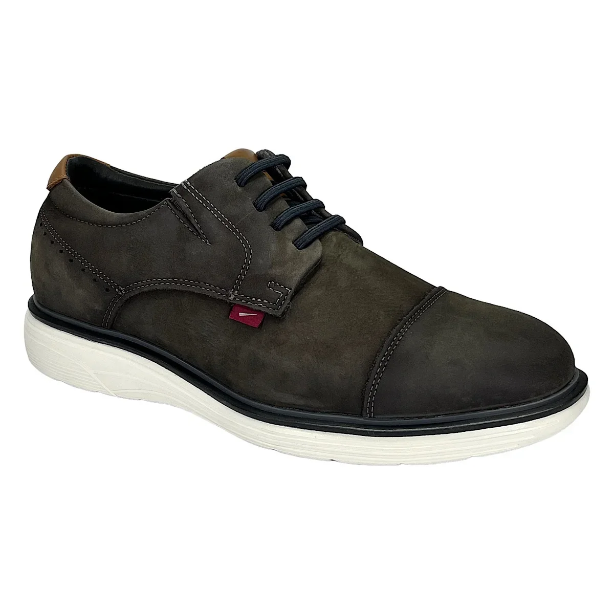 Sapato Ferracini Masculino Full Rustic 4961-696G Grey Preto 2