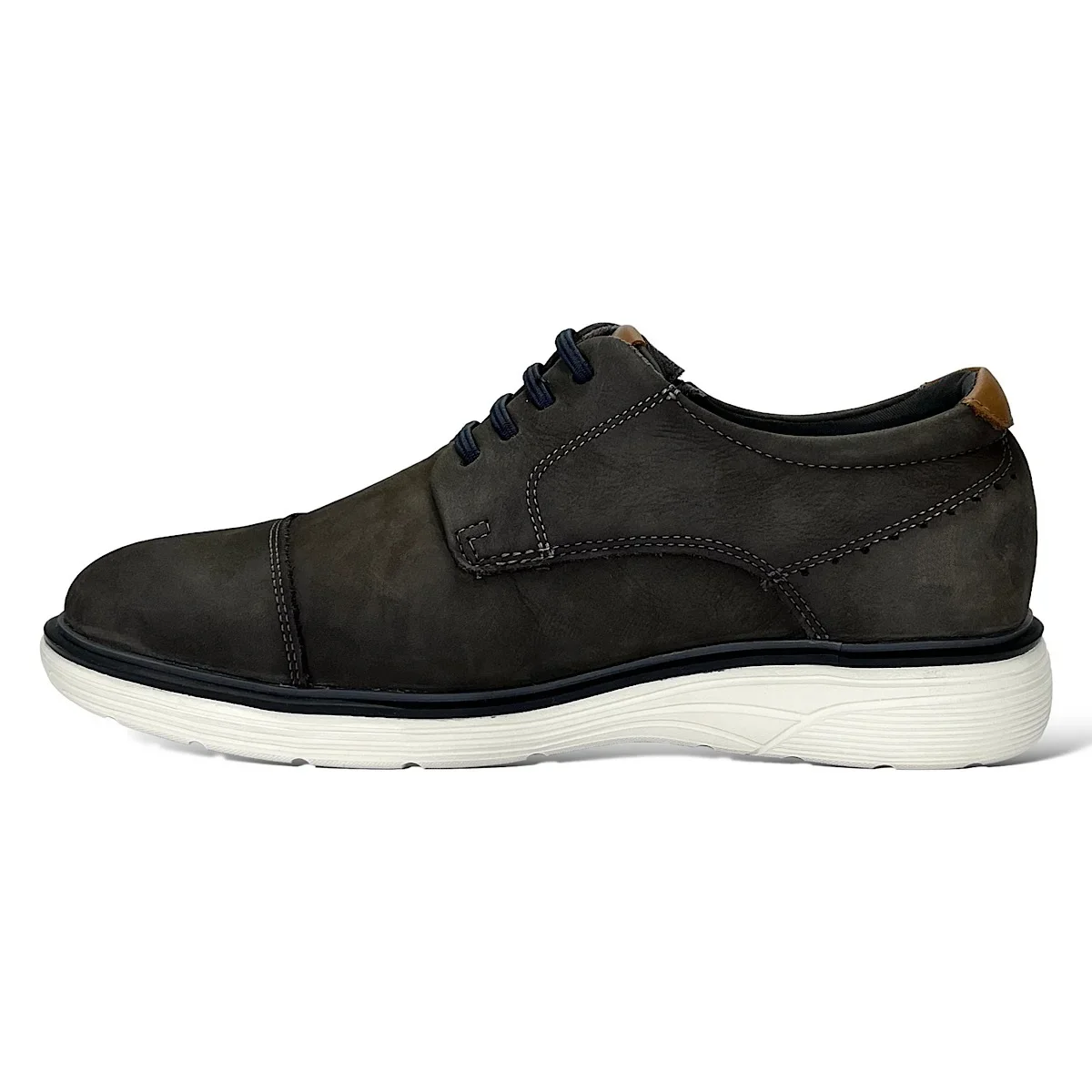 Sapato Ferracini Masculino Full Rustic 4961-696G Grey Preto 3
