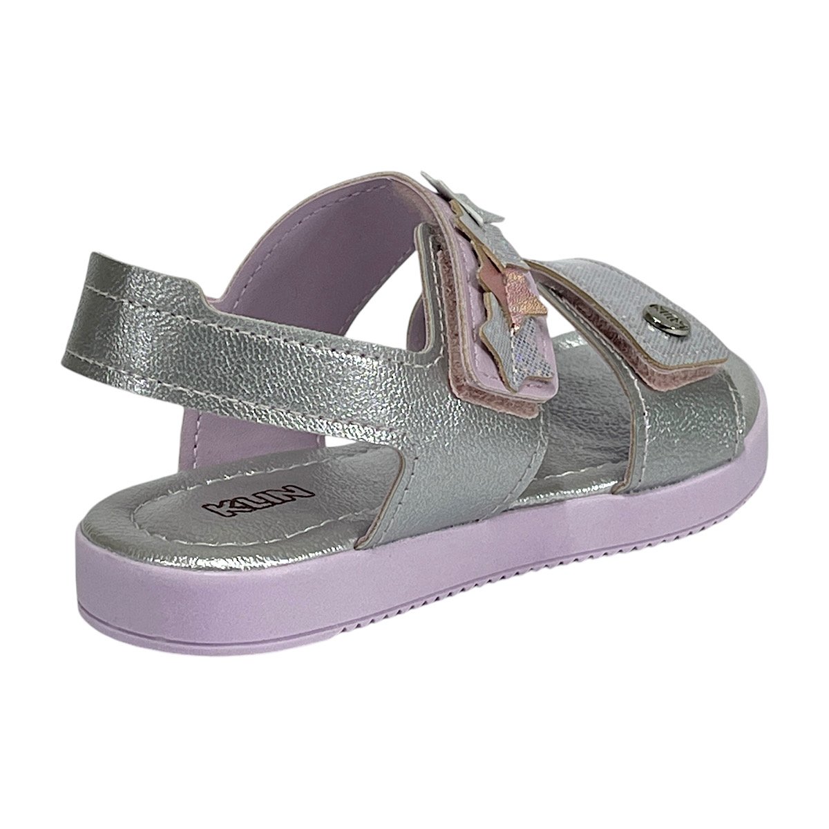 Sandália Klin Infantil Lolinha 421040 Prata/Lavanda Prata/Roxo 5