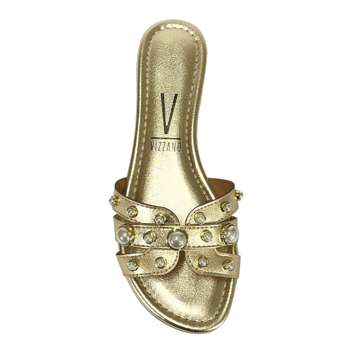 Tamanco Vizzano Flat Pedraria 6371.181 Dourado Dourado 4