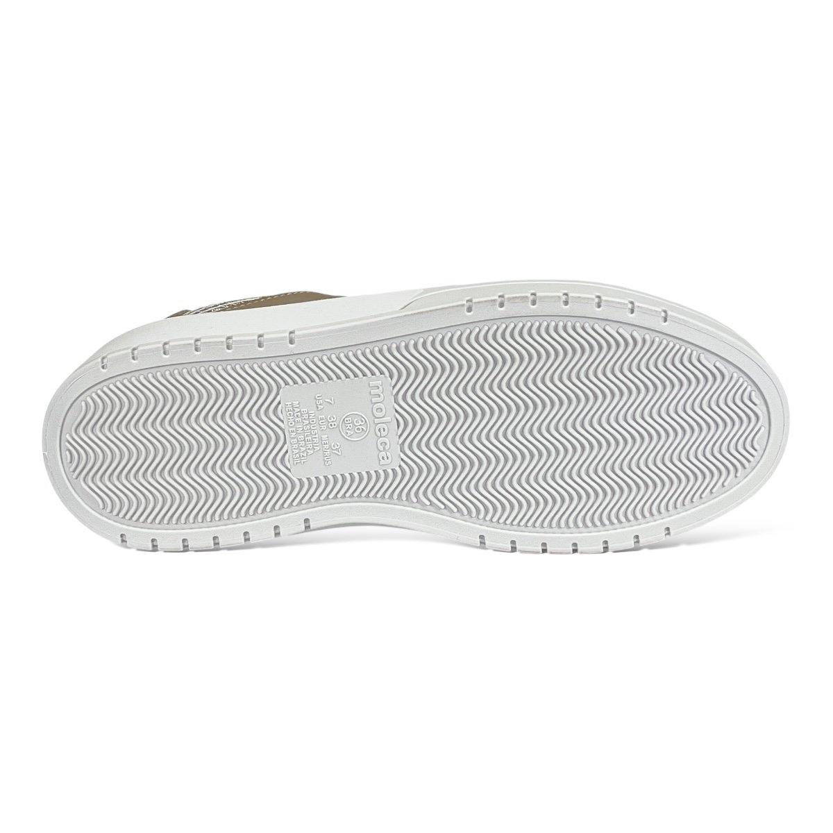 Tênis Moleca Feminino Casual Glamour 5791.110 Bege/Nude Marrom 6