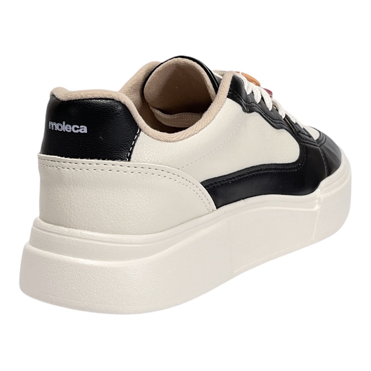 Tênis Moleca Emoji Casual 5808.103 Off White/Preto Branco 5