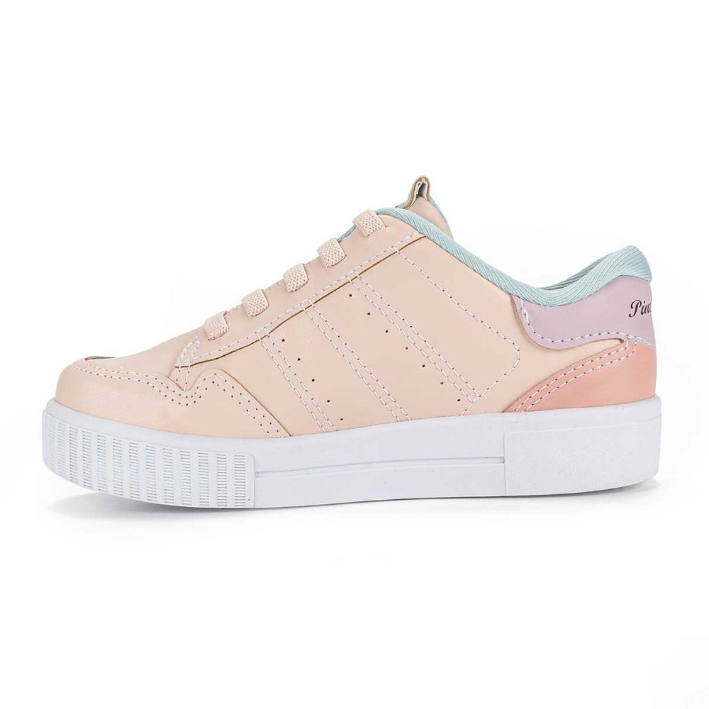 Tênis Pink Cats Infantil Casual V3303 Pétala Rosa 3