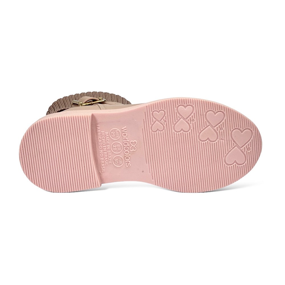 Bota Worldcolors Ana Infantil 328009 Rosa Rosa 6