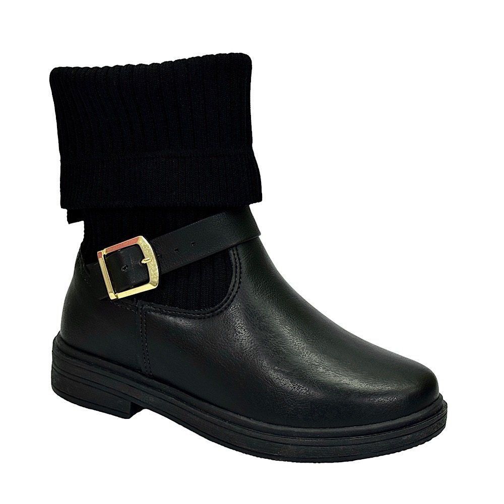 Bota Worldcolors Ana Infantil 328009 Preto