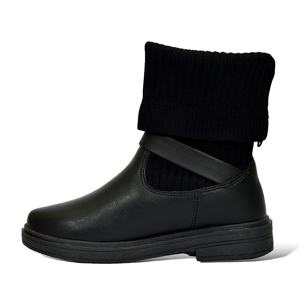 Bota Worldcolors Ana Infantil 328009 Preto Preto 3