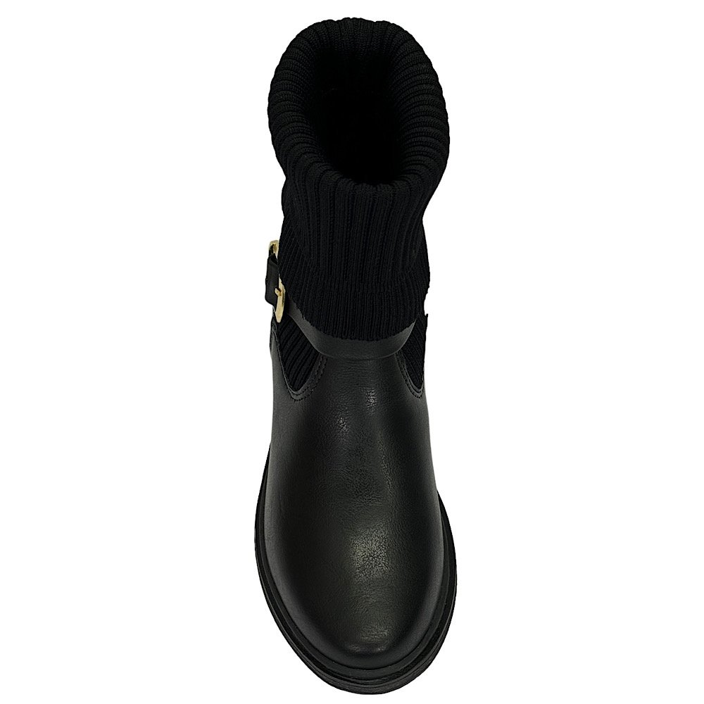 Bota Worldcolors Ana Infantil 328009 Preto Preto 4