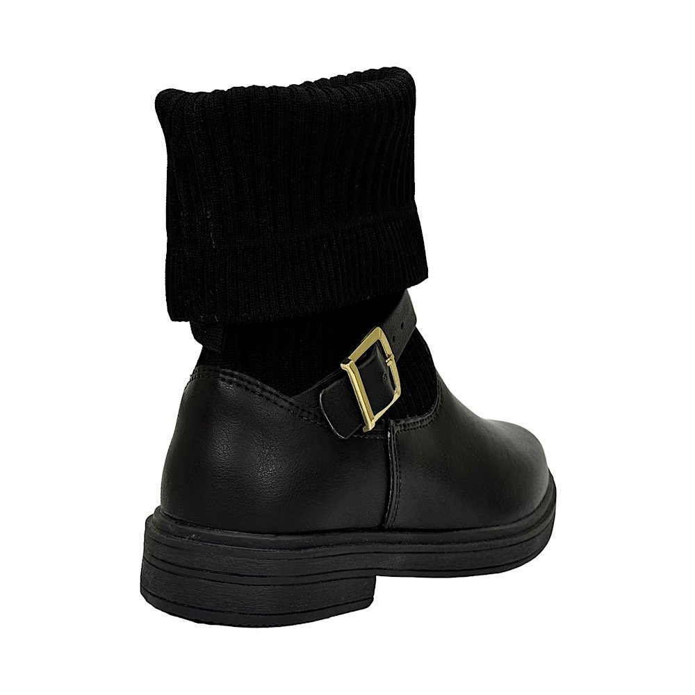 Bota Worldcolors Ana Infantil 328009 Preto Preto 5