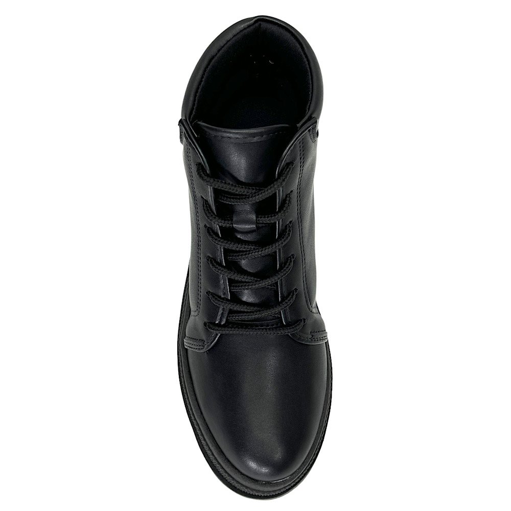 Bota Moleca Coturno Casual Feminino 5344.102 Preto Preto 4