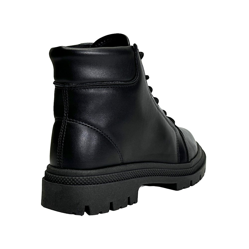 Bota Moleca Coturno Casual Feminino 5344.102 Preto Preto 5