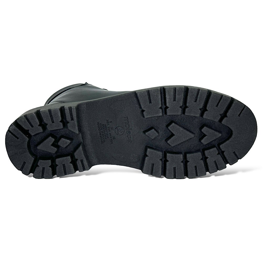 Bota Moleca Coturno Casual Feminino 5344.102 Preto Preto 6