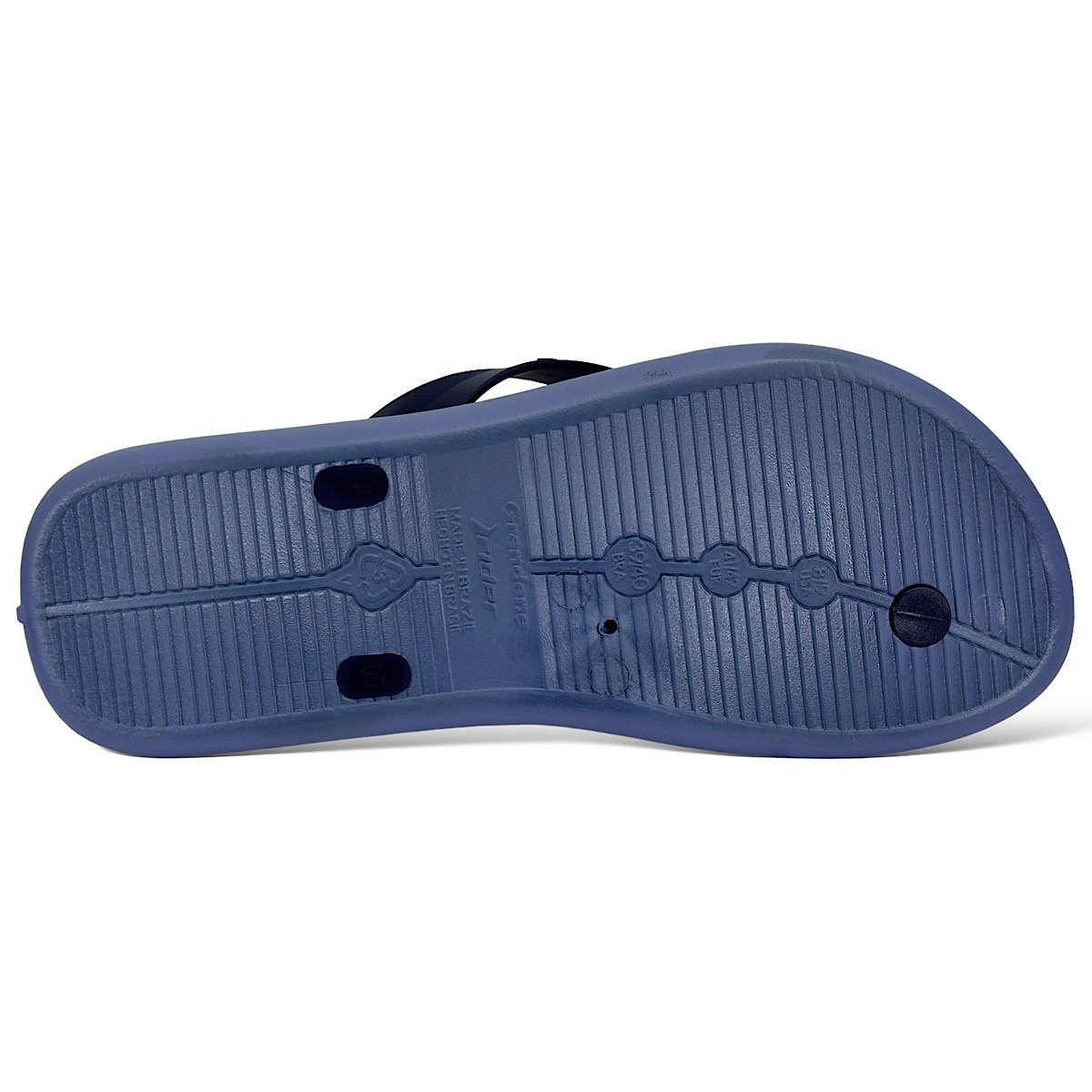 Chinelo Rider Feel Dedo Adulto 12303 Azul Laranja Azul 4