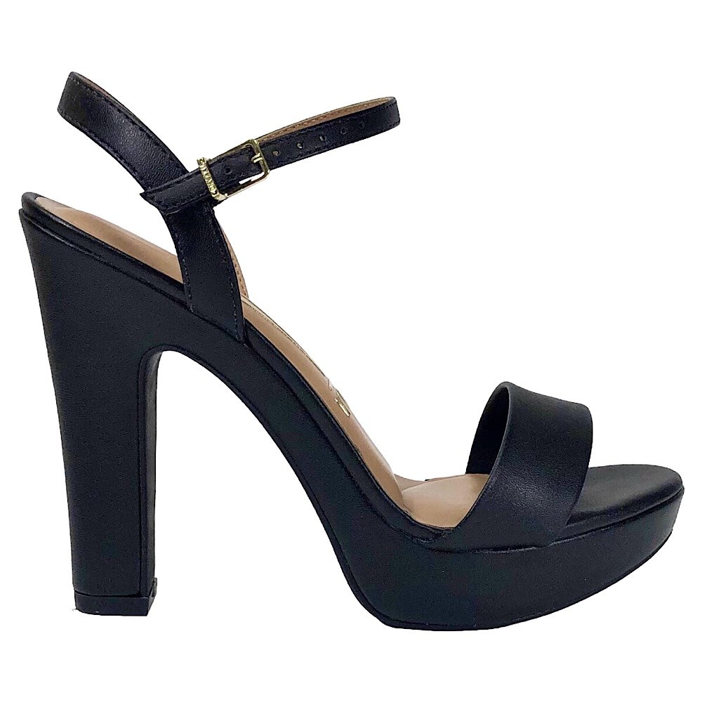 Sandália Vizzano Feminina Salto Alto 6292.200 Napa Preto Preto 2