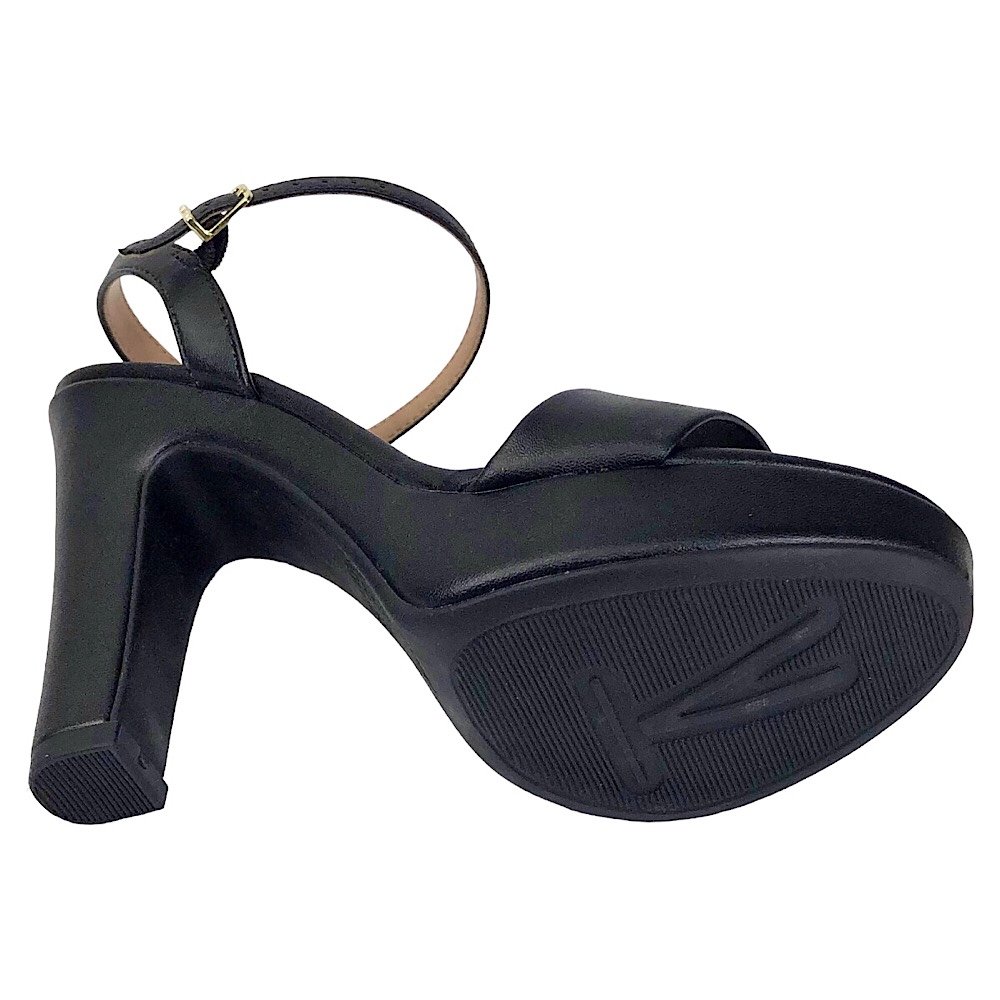 Sandália Vizzano Feminina Salto Alto 6292.200 Napa Preto Preto 4