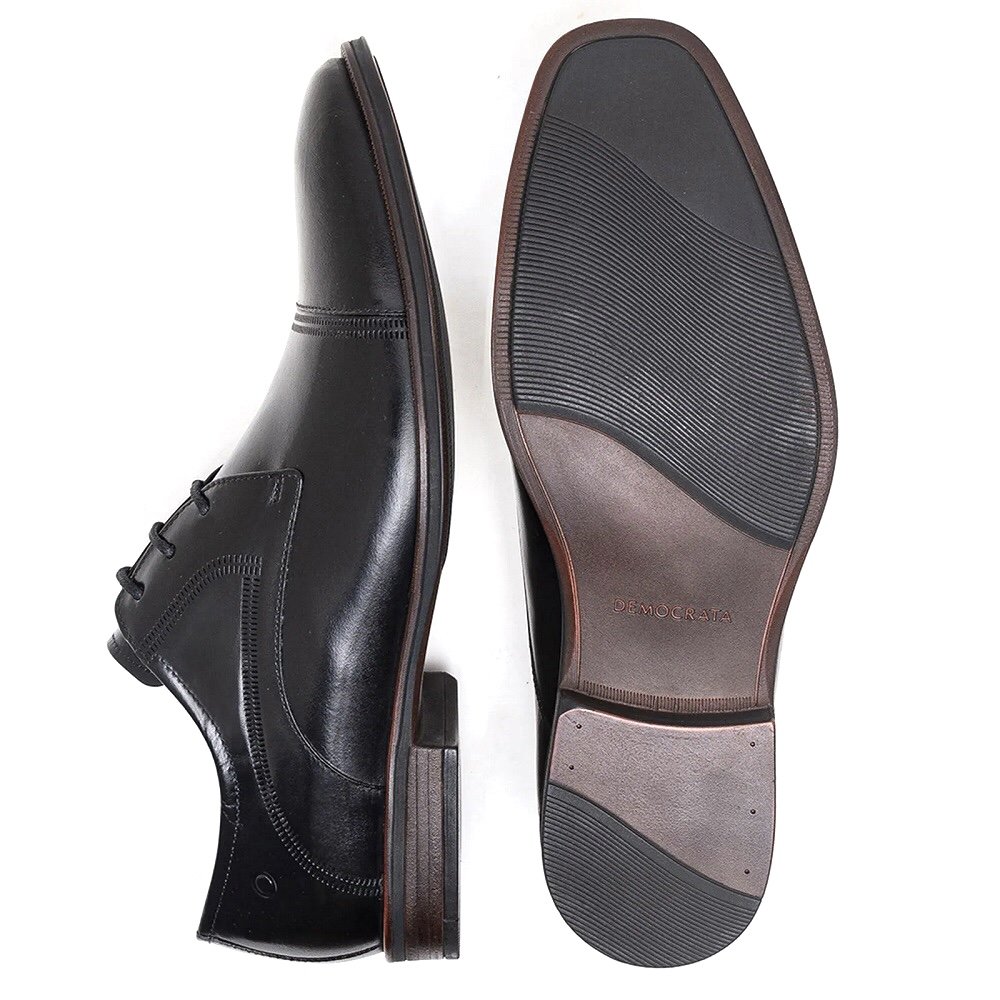 Sapato Democrata Metropolitan Clooney 495102 Preto Preto 4