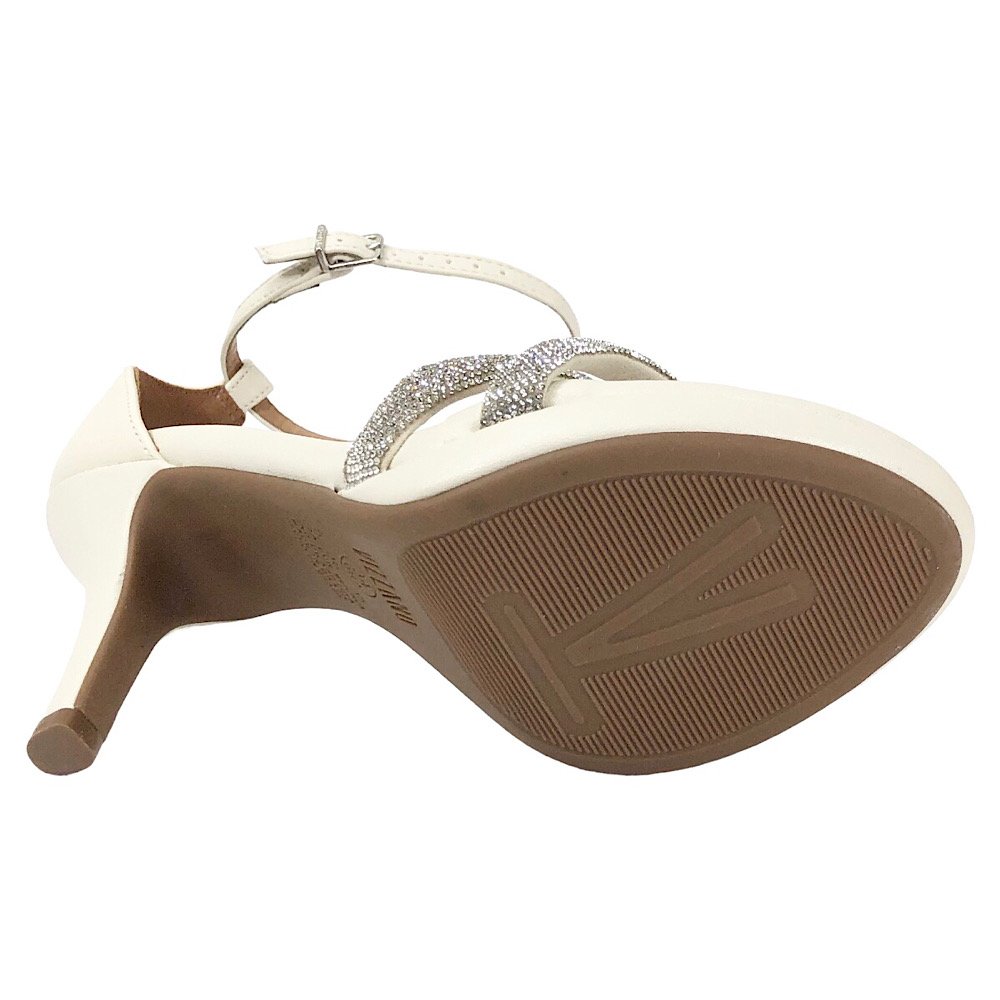 Sandália Vizzano Social Strass 6210.1037 Off White Branco 6