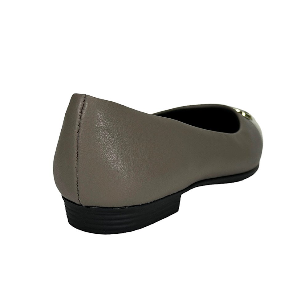 Sapatilha Piccadilly Para Joanete 250229 Taupe/Preto Taupe/Preto 5