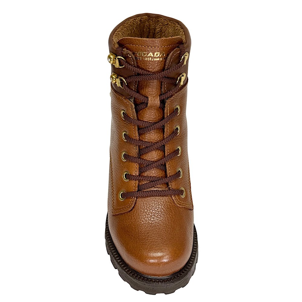 Bota Pegada Coturno Couro 281329-10 Terracota Marrom 4