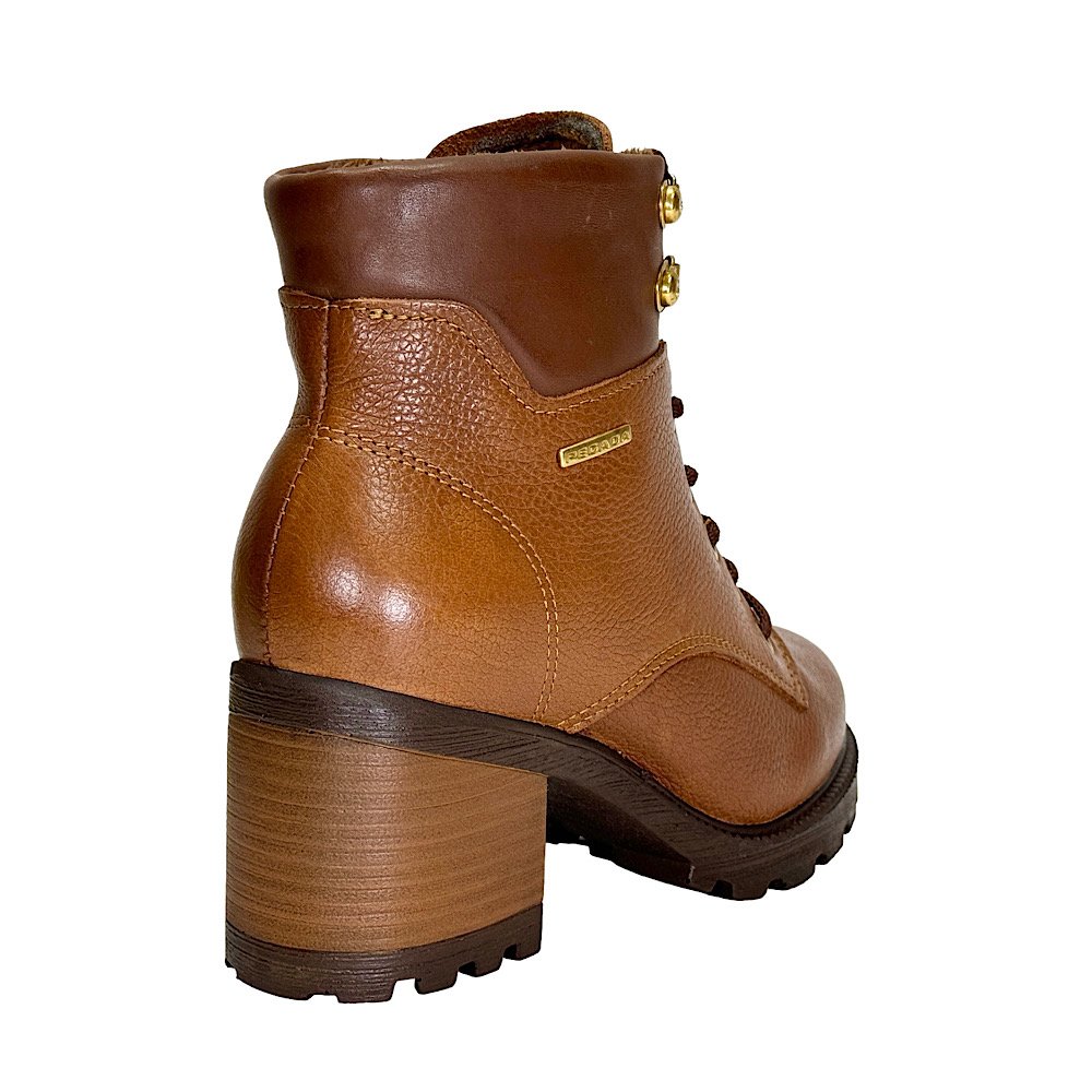 Bota Pegada Coturno Couro 281329-10 Terracota Marrom 5