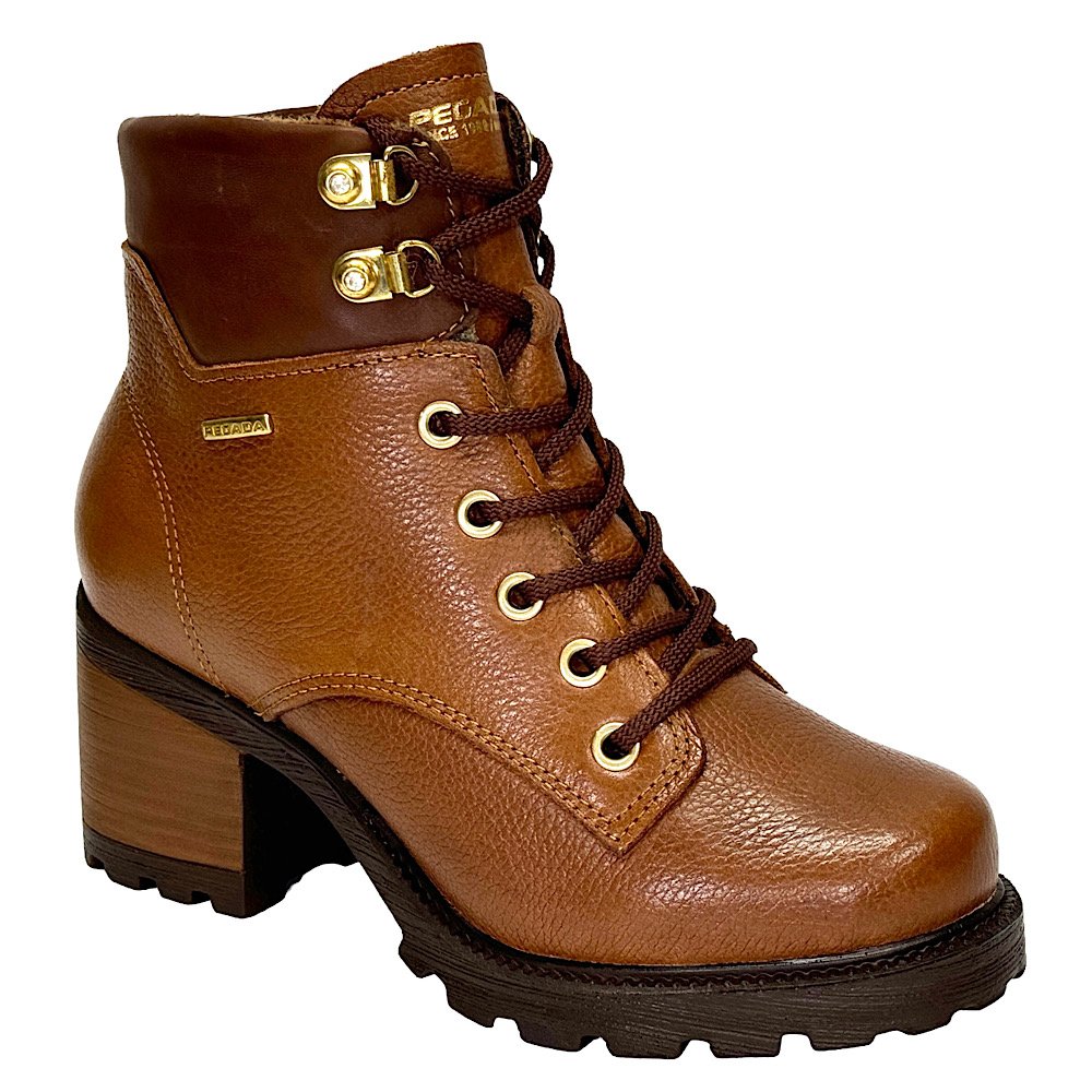 Bota Pegada Coturno Couro 281329-10 Terracota