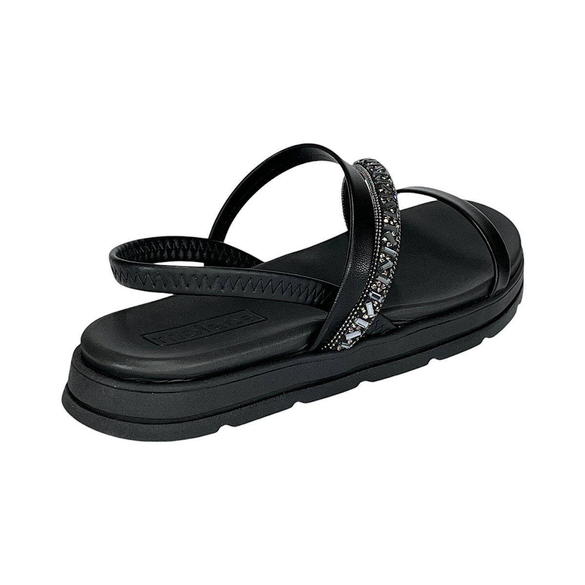 Sandália Moleca Flatform Casual 5490.104 Preto Preto 5