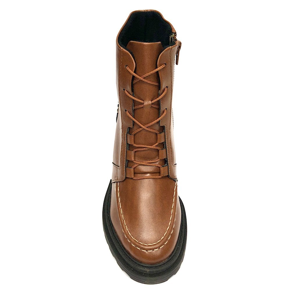 Bota Piccadilly Coturno Salto Bloco 753006 Camel Camel 4