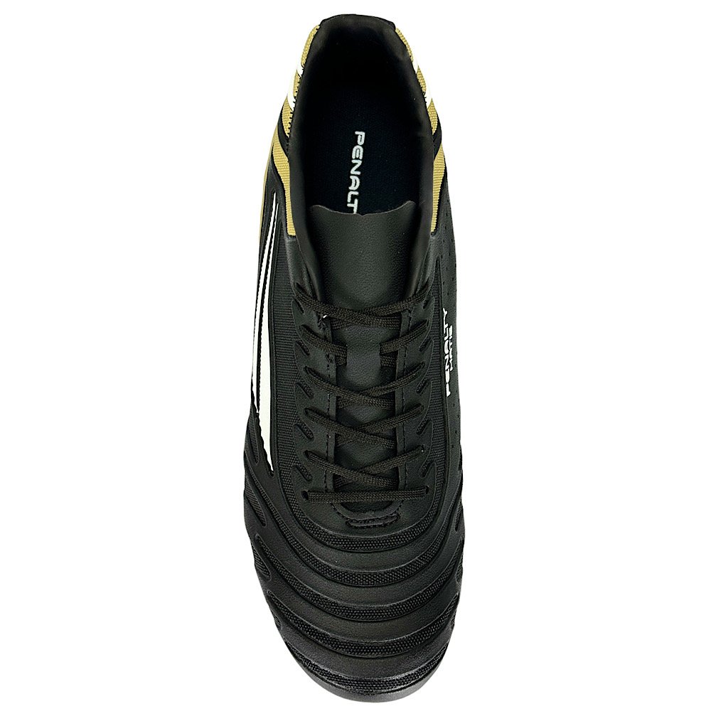 Chuteira Penalty Campo Matis Y-2 214264 Preto Dourado Preto 4