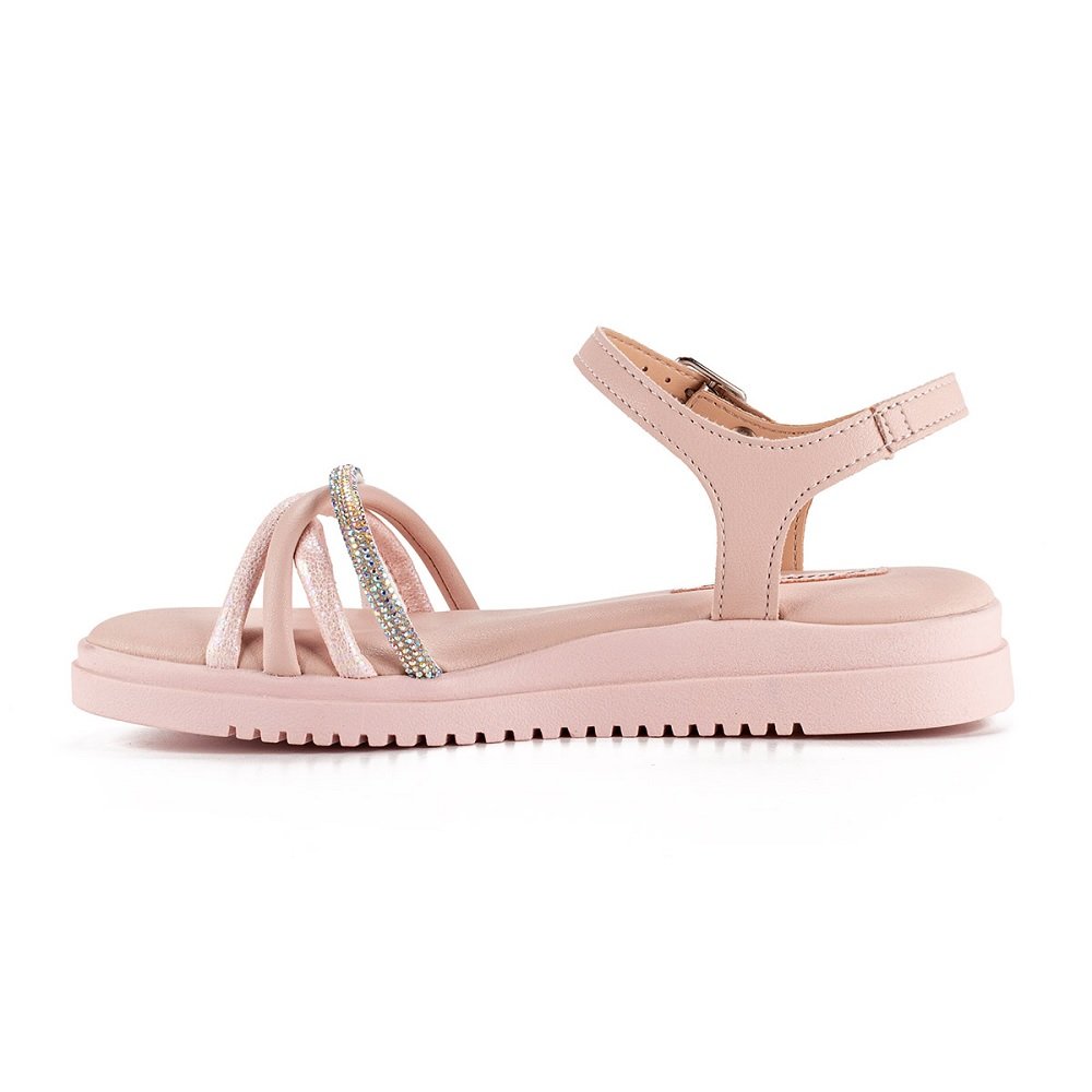 Sandália Pink Cats Infantil Flatform Brilhos V3752 Rosa Rosa 3