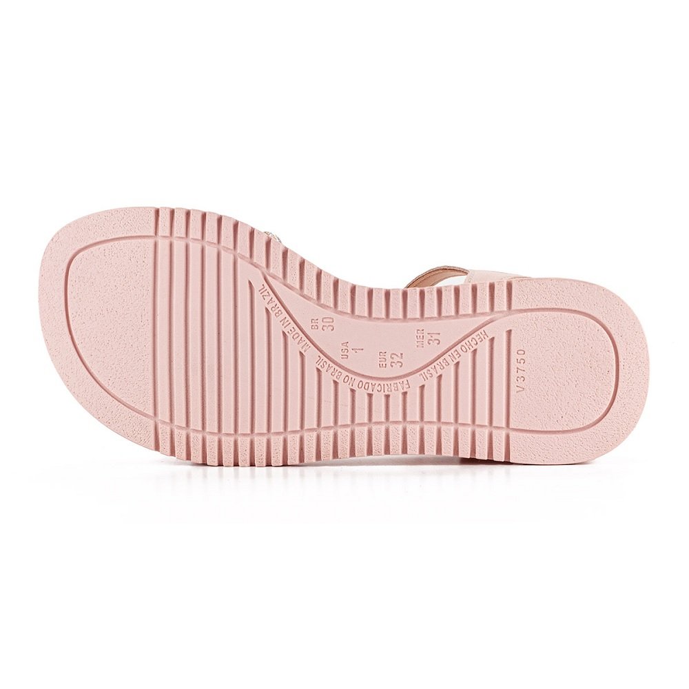 Sandália Pink Cats Infantil Flatform Brilhos V3752 Rosa Rosa 6