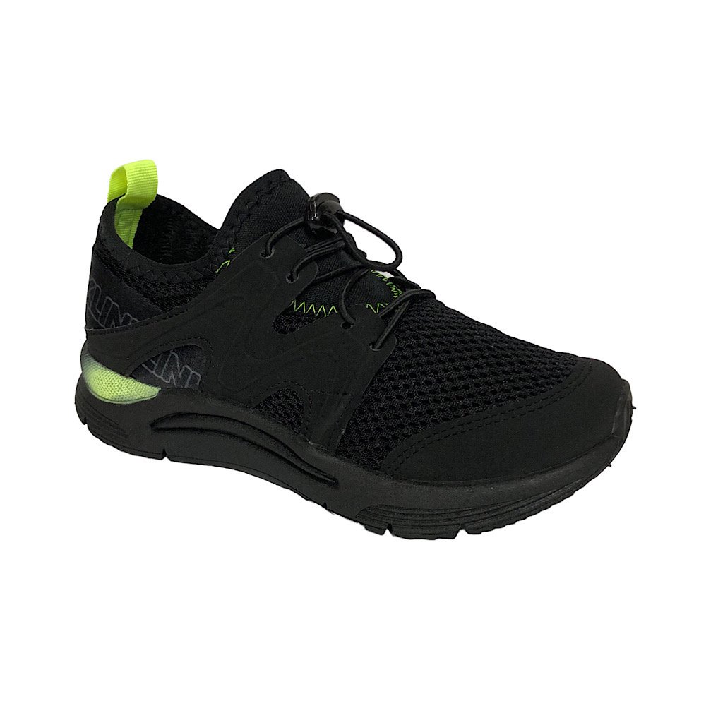 Tênis Klin Infantil New Sport 480020 Preto/Verde Neon Preto 2