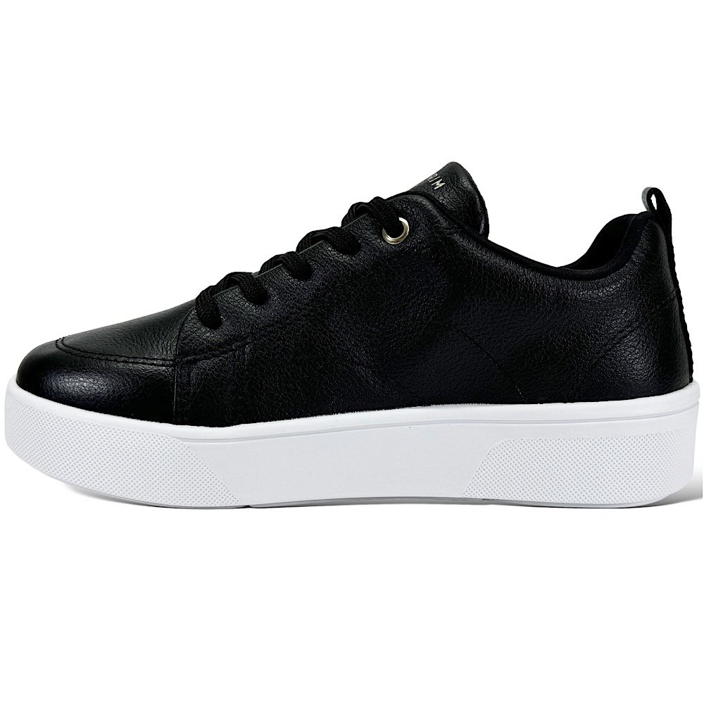Tênis Ramarim Plataforma em Couro 82101 Preto Preto 3