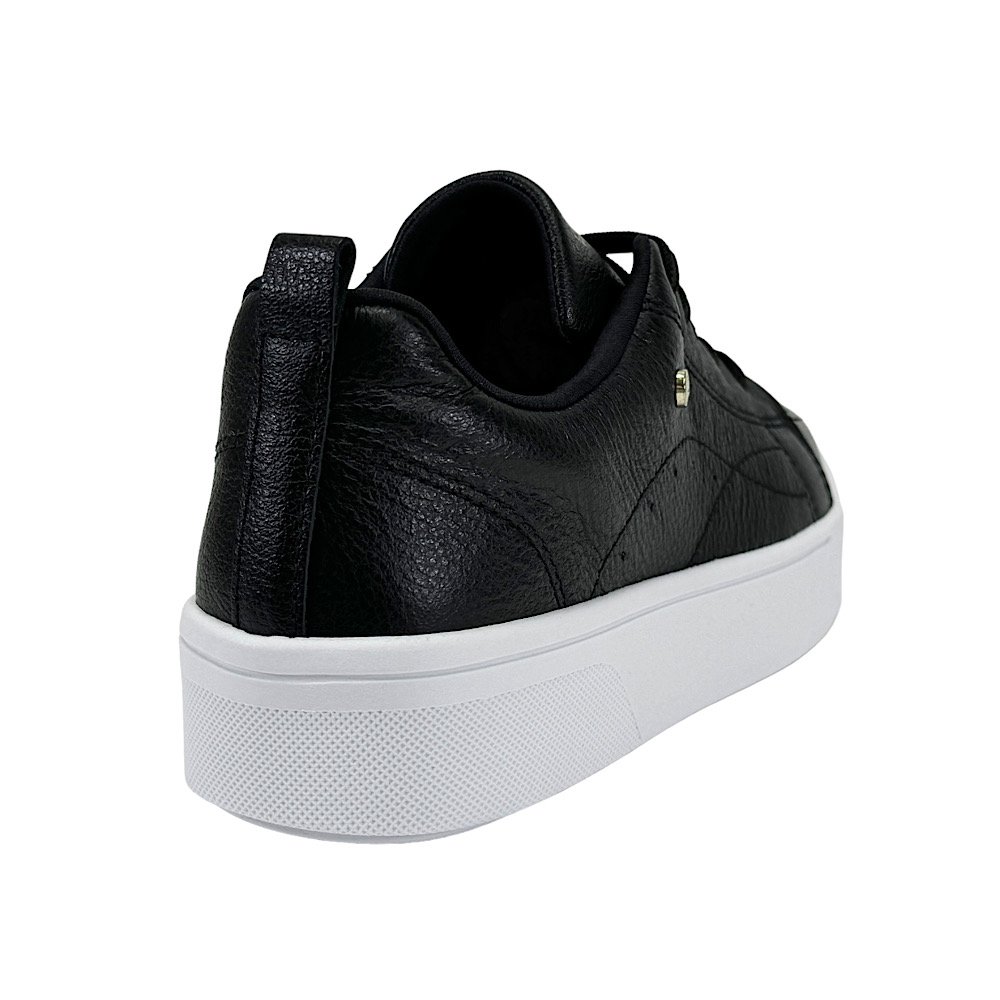 Tênis Ramarim Plataforma em Couro 82101 Preto Preto 5