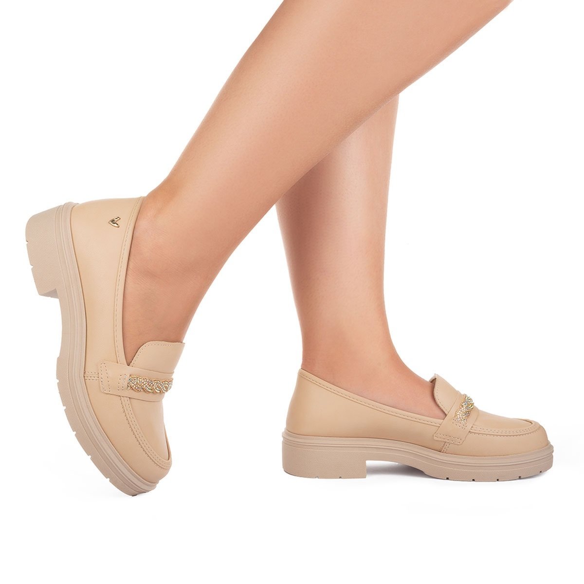 Sapato Mississipi Loafer Tratorado MI884 Avelã Avelã 6