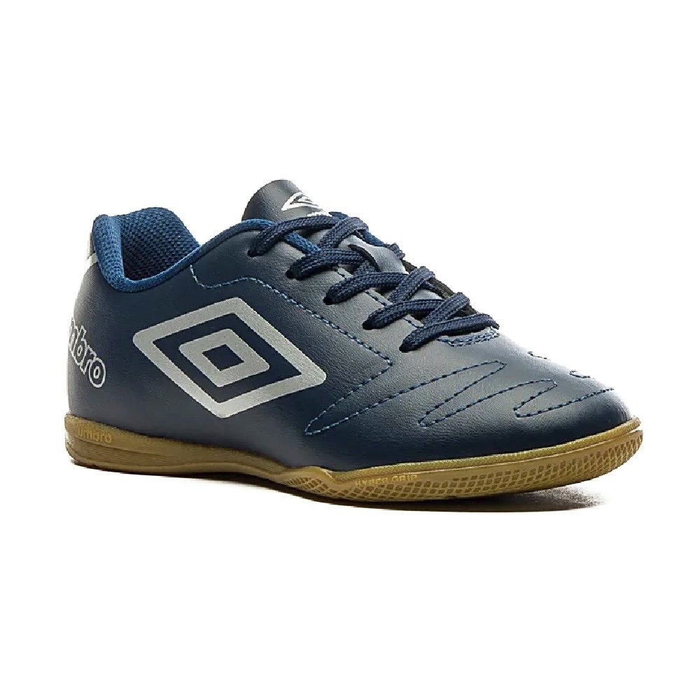 Chuteira Umbro Futsal Class 2.2 Infantil U07FB087 Marinho Azul 2