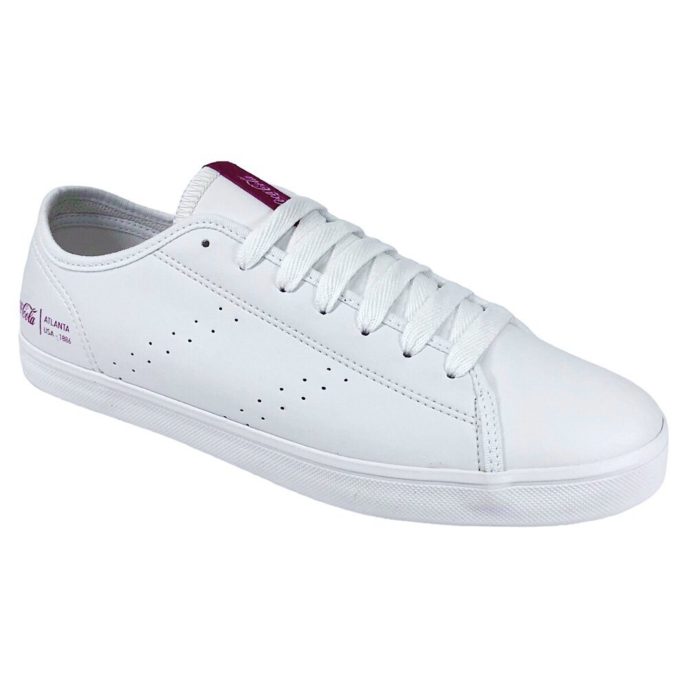 Tênis Coca Cola Coast Masculino CC2342 Branco Branco 2