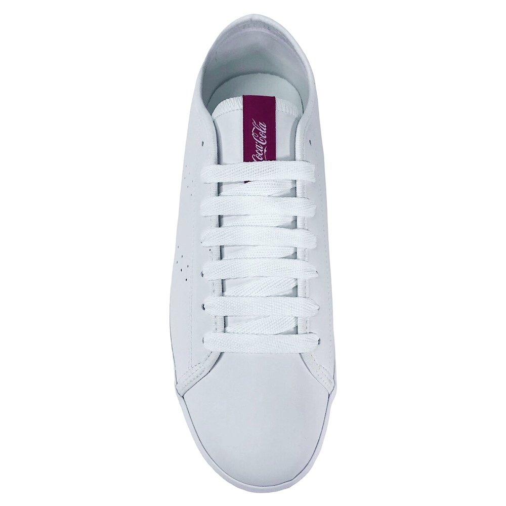 Tênis Coca Cola Coast Masculino CC2342 Branco Branco 4