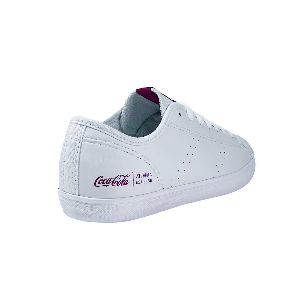 Tênis Coca Cola Coast Masculino CC2342 Branco Branco 5