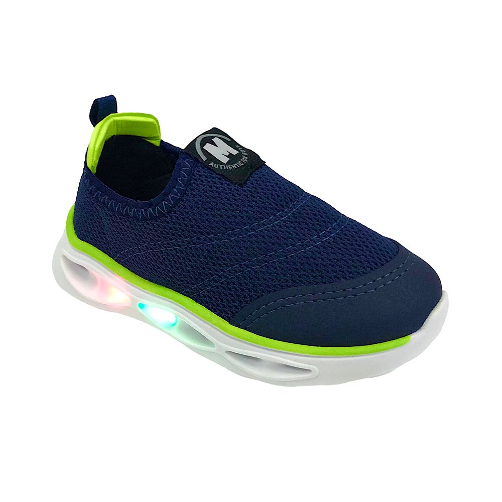 Tênis Molekinho Infantil Led 2620.103 Marinho Azul 1