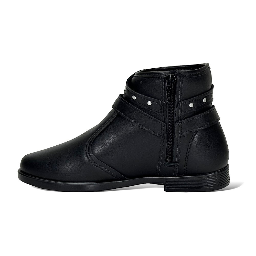 Bota Molekinha Infantil Casual 2181.103 Preto Preto 3