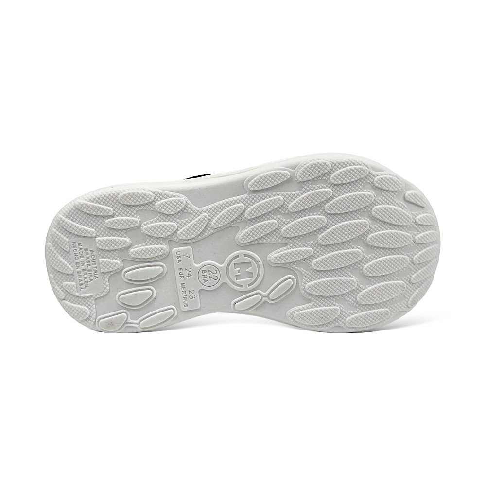 Tênis Molekinho Infantil Led 2620.103 Preto/Laranja Preto 6