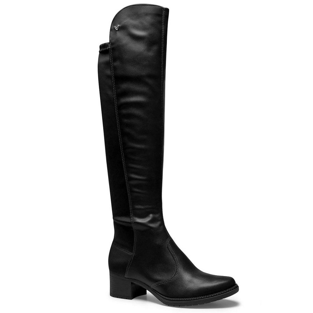 Bota Mississipi Montaria Cano Longo Q8542 Preta Preto 1